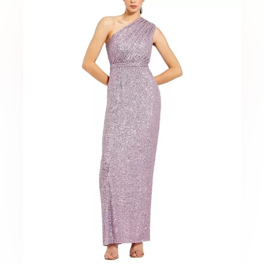 MAC DUGGAL | $398 One Shoulder Sequined Gown